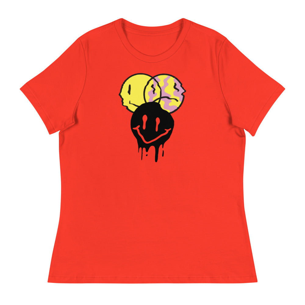 Women's Relaxed Happy T-Shirt - Random the Ghost