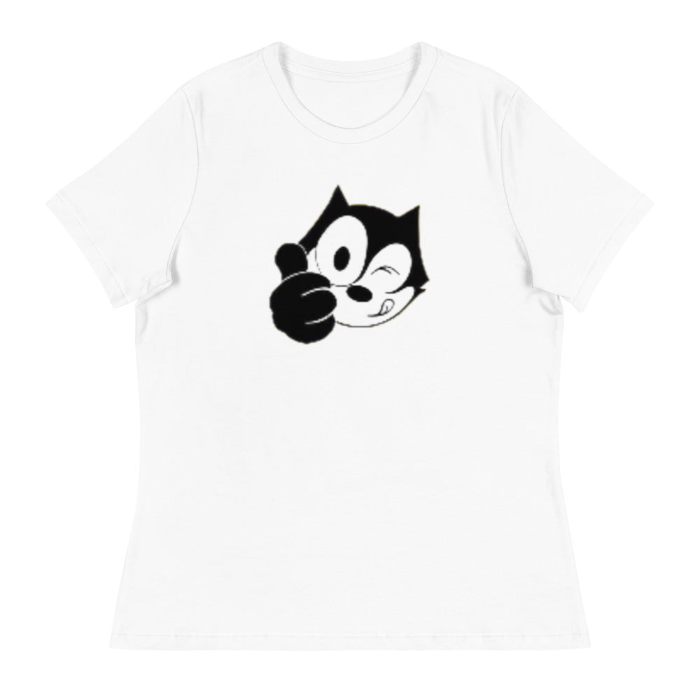 Women's Public Domain Cat T-Shirt - Random the Ghost