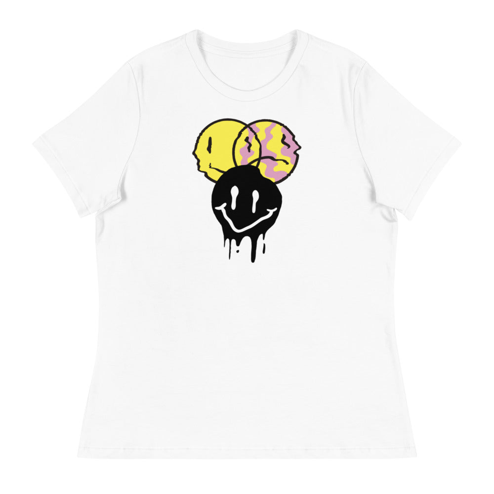 Women's Relaxed Happy T-Shirt - Random the Ghost