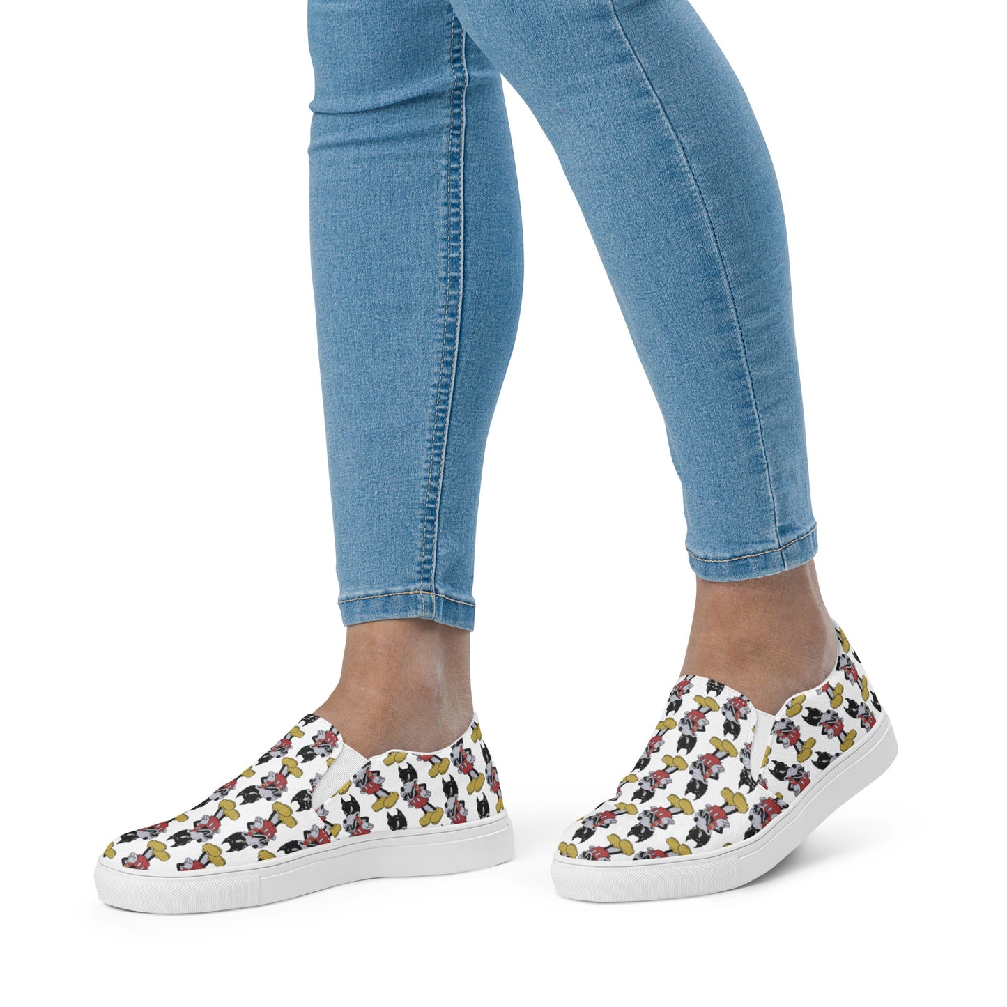 Women’s slip on canvas shoes - Random the Ghost