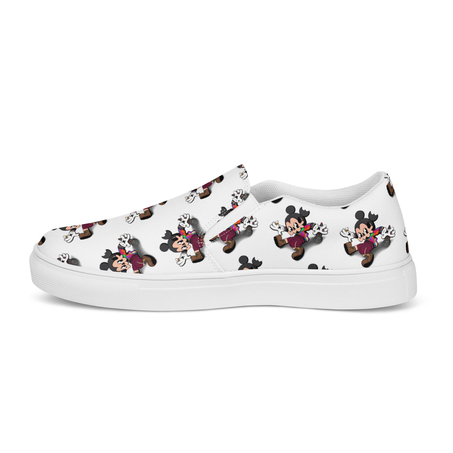 Women’s Murky Mouth slip-on canvas shoes - Random the Ghost